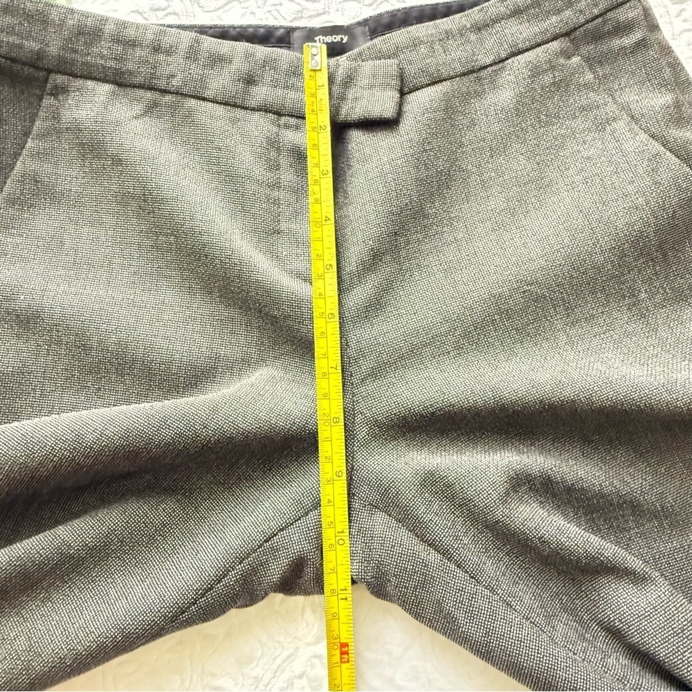 Theory Gray Dress Pants Size 2 Tailored Career Work Slacks - Picture 11 of 14